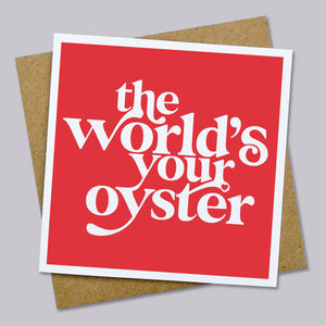 World's your oyster card