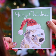 Load image into Gallery viewer, Poley the Polar Bear Christmas card