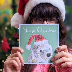 Poley the Polar Bear Christmas card