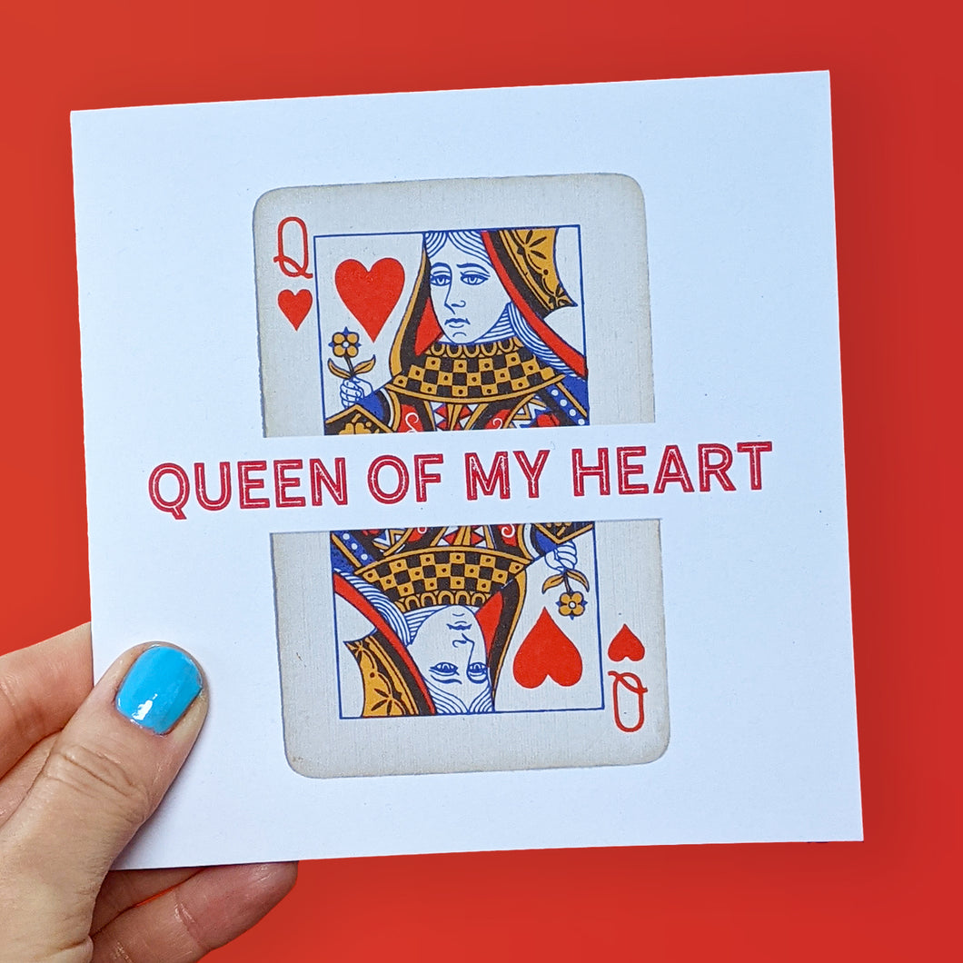 Queen of my heart card