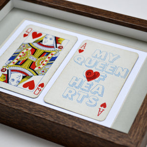 My queen of hearts playing card print