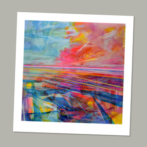 'A moment of reflection' abstract landscape fine art print