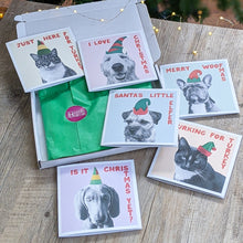 Load image into Gallery viewer, Christmas Pets - Dogs &amp; Cats Christmas card pack