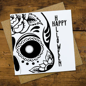 Make your own mask Halloween card