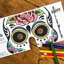 Load image into Gallery viewer, Make your own mask Halloween card