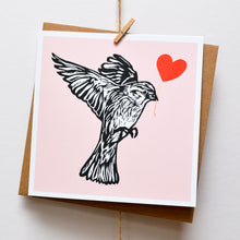 Load image into Gallery viewer, Hedge Sparrow feathered friends card