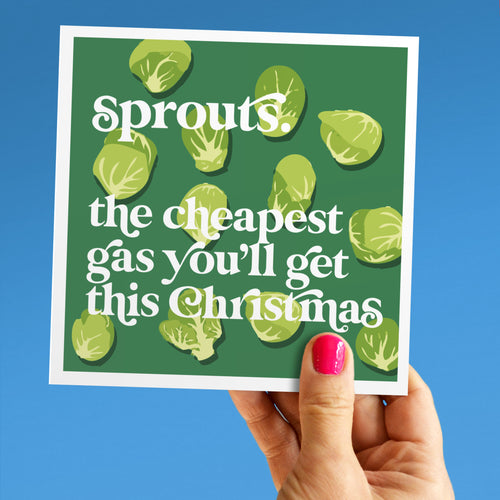 Sprouts Christmas card