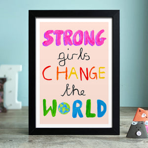 Strong girls print