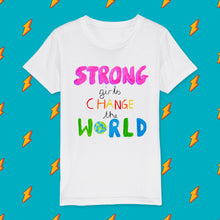 Load image into Gallery viewer, Strong girls kids t-shirt