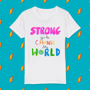 Strong girls kids t-shirt