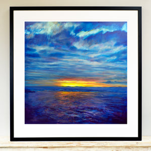 'Sun behind the sea' limited edition giclee print