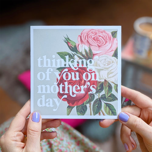 Thinking of you on Mother's Day card