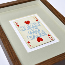 Load image into Gallery viewer, Two hearts beat as one playing card print