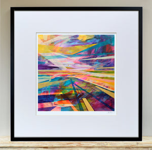 'Windermere' abstract landscape fine art print