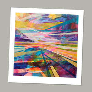 'Windermere' abstract landscape fine art print