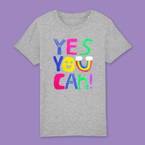 Yes you can kids t-shirt