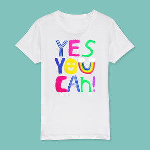Yes you can kids t-shirt